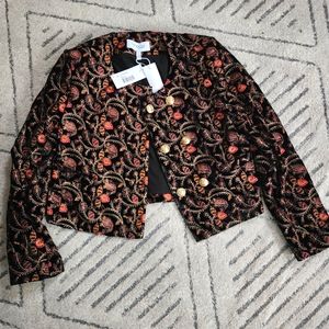 Derek Lam Embroidered Jacket, Size 8, Brand New